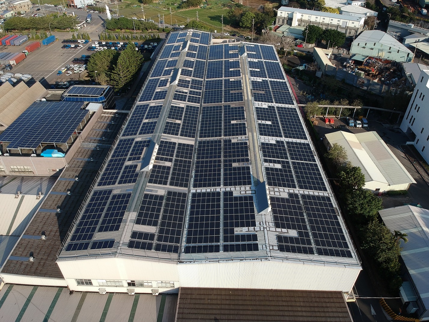 中華汽車建置再生能源為淨零碳排努力